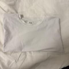 ホワイト コットン 半袖Tシャツ Mのサムネイル