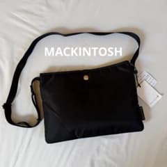 新品 マッキントッシュ SLIM SACOCHE LARGEブラック 黒
