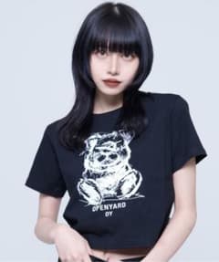 OY オーワイ　スケッチオードリー クロップドTシャツ　XP!A あまと