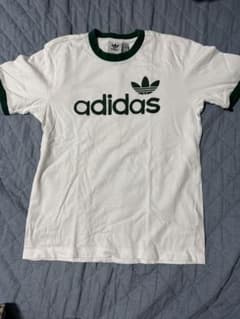 adidas リンガーTシャツ ホワイト グリーンのサムネイル