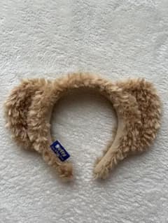 耳付きファーカチューシャ ベージュのサムネイル
