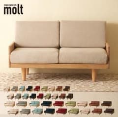 石崎家具 MOLT モルト タモ材 アッシュ材 2人掛けソファ チェア 格安／6月直接受渡し限定】 MOLT 2人掛けソファ チェア - メルカリ