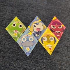 namco 케로로 군조 스티커 5종 콤프셋