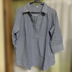 レディース ストライプ柄シャツのサムネイル