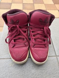 adidas ハイカットスニーカー ボルドーのサムネイル