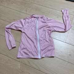 ピンク ラッシュガード フルジッパーのサムネイル