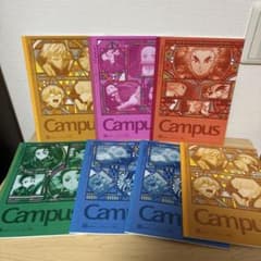 [매진 상품] 귀멸의 칼날 Campus 노트 7권 세트