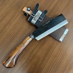 ナタ 東周作 黒打 腰鉈 両刃165mm - メルカリ