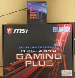 Intel Core i7 9700K + MSI Z390 マザーボードのサムネイル