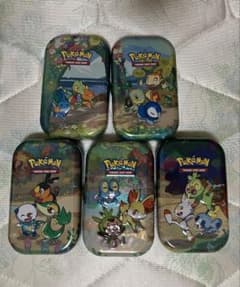 ポケモンカードゲーム 海外 mini tin ミニ缶 25周年 5種セットのサムネイル