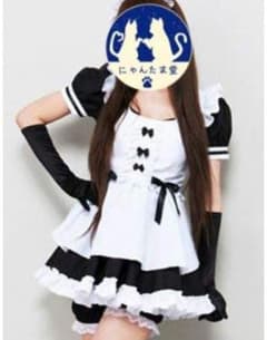 【新品】コスプレ メイド ハロウィン エプロン ドロワーズ ワンピースのサムネイル
