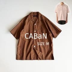 キャバン】 CABaN コットンシャンブレー ダブルポケット半袖シャツ