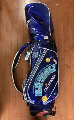 BLUE TEE GOLF エナメルキャディーバッグ スタンド型16日までの価格 BLUE TEE GOLF エナメルキャディーバッグ スタンド型16日までの価格