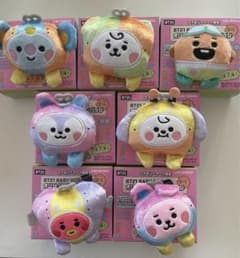BTS BT21 ５周年 ファミマ ぬいぐるみ レインボー 7体セット BTS BT21 5周年 ファミマ ぬいぐるみ レインボー 7体セット