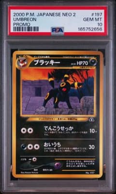 PSA10 ブラッキー NEO2 プロモ 鑑定品 - メルカリ