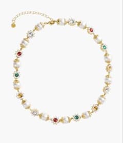 en route jewelry ネックレス パール カラーストーン ゴールド - メルカリ