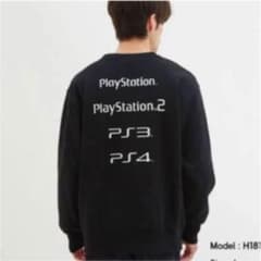 GU PlayStation コラボ スウェット 黒XLのサムネイル