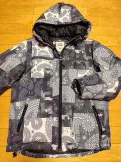 ルースイソンブラ 中綿ジャケットLUZeSOMBRA グレー系ペイズリー柄 ルースイソンブラ 中綿ジャケットLUZeSOMBRA グレー系ペイズリー