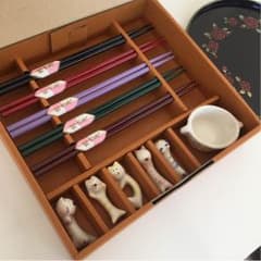 桂由美  箸置き 箸   お盆  セット 【お値下げ】のサムネイル