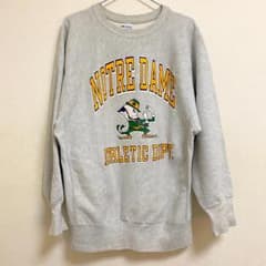 Champion リバースウィーブ 90s 刺繍タグ USA XL ノートルダム - メルカリ