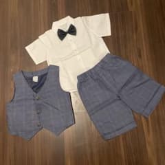 【美品】フォーマルスーツ　男の子　夏　120のサムネイル