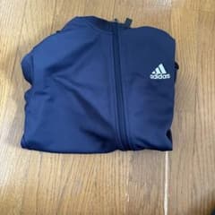 adidas ネイビー ジップアップジャケットのサムネイル