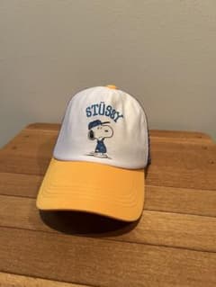 ステューシー スヌーピー キッズ キャップ メッシュキャップスナップバック