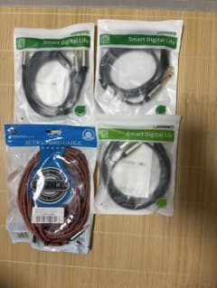 オーディオケーブル 4本セット