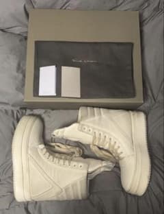 25ss Rick Owens Mega Geobasket ホワイト 43 - メルカリ