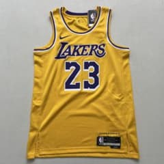 NIKE レイカーズ レブロンジェームズ M イエロー NBA ユニフォーム