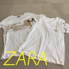 ZARAの白Tシャツ2枚セット！のサムネイル