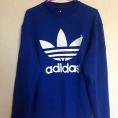 まあよお様専用 adidas アディダス トレーナー スウェット 青 ブルーのサムネイル