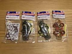 ミニ四駆　小径ナロータイヤ　ローフリ・スーパーハード　レッドスリックのサムネイル