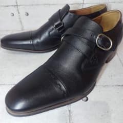 ほぼ新品】 キャサリンハムネット モンクストラップ ストレートチップ