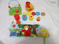 ​【まとめ売り】こどもちゃれんじ baby・ぷち 知育玩具・おもちゃセットのサムネイル