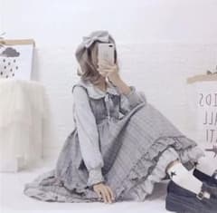 最終値下げ！♥メイドさん風ワンピース♥ゆめかわロリータのサムネイル