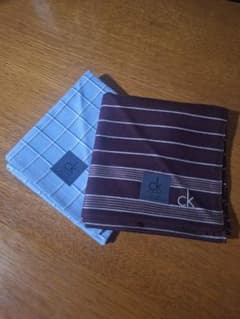 未使用品　カルバンクライン　Calvin Klein　ハンカチ　2枚セットのサムネイル