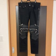 美品　サンローランパリ　バイカー　デニム　パンツ　エディスリマンのサムネイル