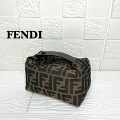 ✨極美品✨☘️FENDI☘️✨アクセサリーポーチ✨ズッカ柄✨キャンバス