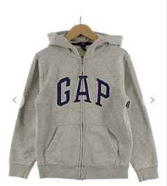 GAP グレー フード付きパーカー　Lのサムネイル