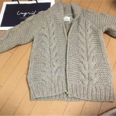 ハンドカウチンケーブルニットのサムネイル