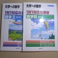大学への数学 1対1対応の演習 数学II・B 新訂版 2冊セットのサムネイル