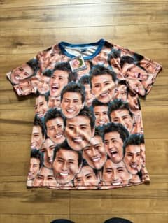 北海道日本ハムファイターズ　日ハム 新庄剛志 BIG BOSS 顔だらけTシャツのサムネイル