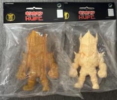 キン肉マン ケビンマスク ソフビ クリアイエロー 未塗装 肌色 セット KUFC キン肉マン ケビンマスク ソフビ クリアイエロー 未塗装 肌色 セット