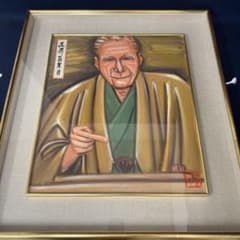 古吟勲一 桂米朝 喜寿百年目 絵画 油絵 油彩 関西テレビプロデューサー F10 古吟勲一 桂米朝 喜寿百年目 絵画 油絵 油彩 関西テレビプロデューサー