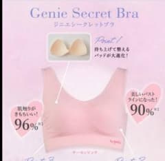 ジニエ シークレットブラ M サーモンピンクのサムネイル