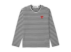 PLAY COMME des GARCONS ボーダー長袖カットソー - メルカリ
