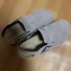 ZOZO購入 厚底サボサンダルグレーLのサムネイル