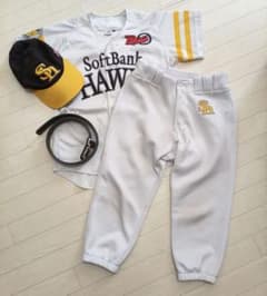 SoftBank Hawks ポルテ　ユニフォーム SoftBank Hawks ポルテ ユニフォーム 帽子 ベルト - メルカリ