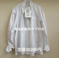 新品タグ付き】 ENFOLD ホワイト シャツ ホールカラーシャツ 38サイズ